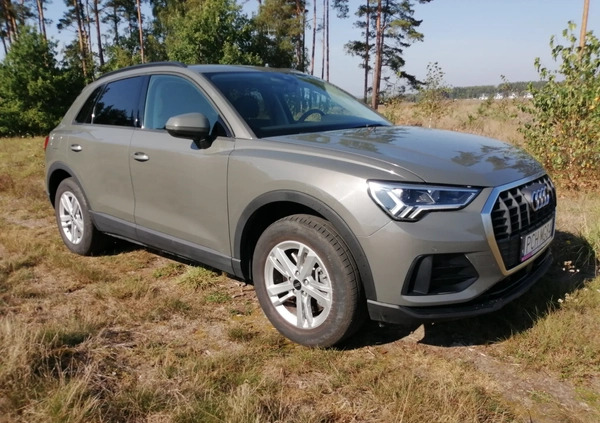 Audi Q3 cena 136900 przebieg: 18760, rok produkcji 2021 z Pasłęk małe 191